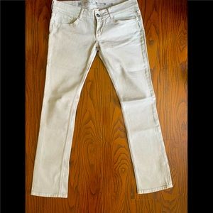 RVCA jeans light grey straight legged 30
